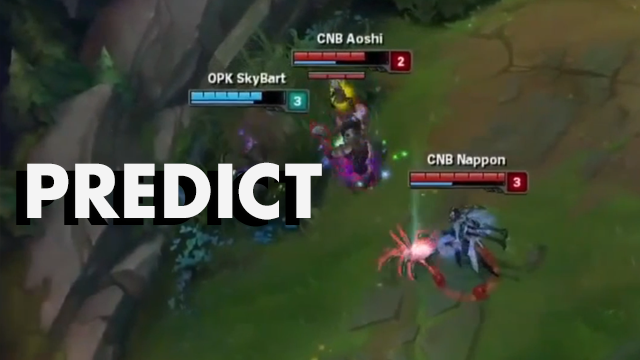 Incrível Predict do Nappon em cima do Skybart em CNB vs OPK