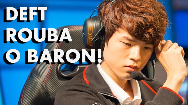 Deft rouba o Baron em EDG vs QG