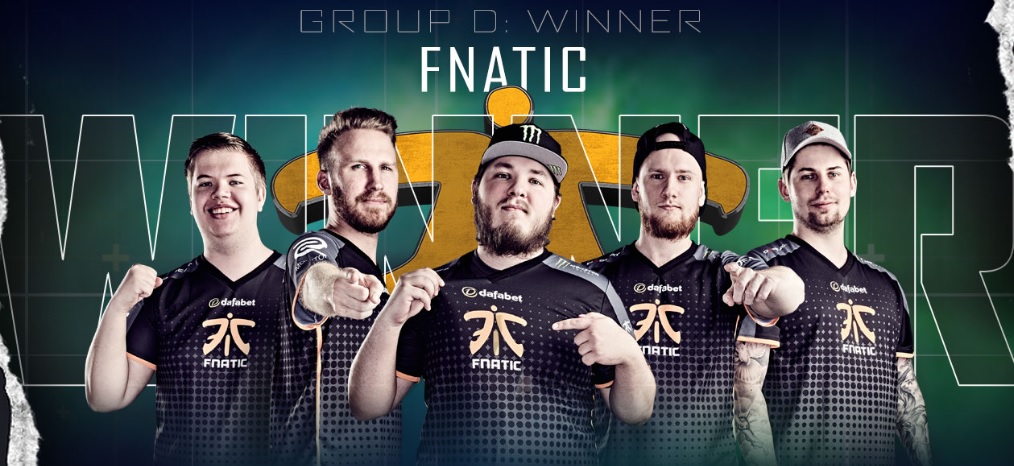 Na volta de olof, Fnatic vence o grupo D da ELEAGUE