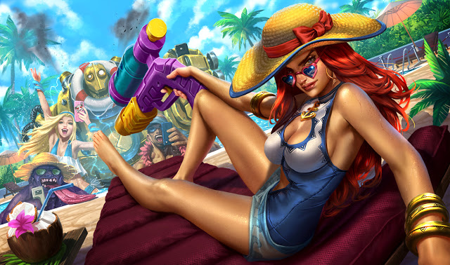 PBE 6/7 – Splash Art para Pool Party Miss Fortune e mais mudanças