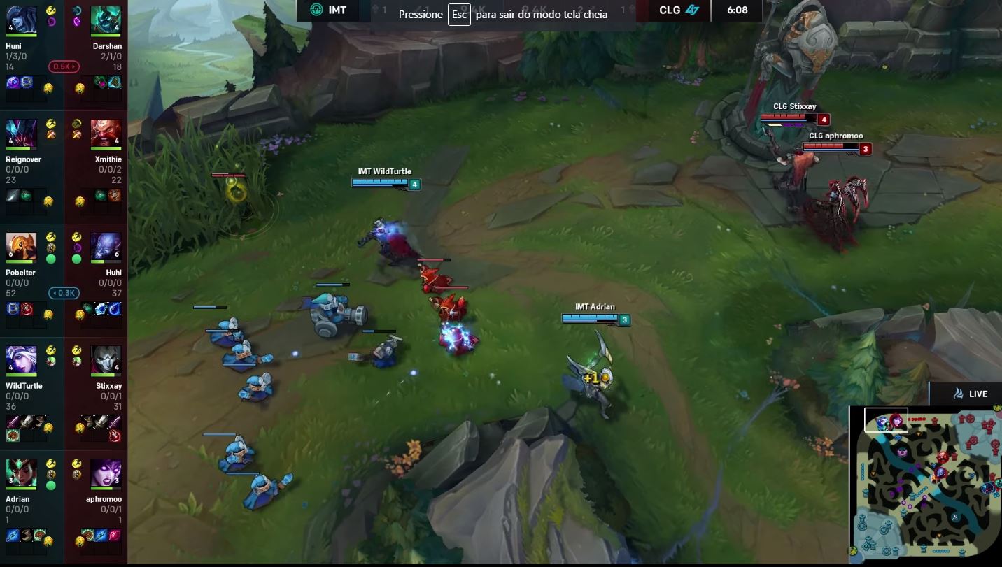 Nova HUD para o e-Sport começa a ser testada pela Riot Games