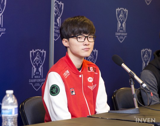 Faker: “Não fiquei feliz quando a platéia torceu apenas para Peanut.”