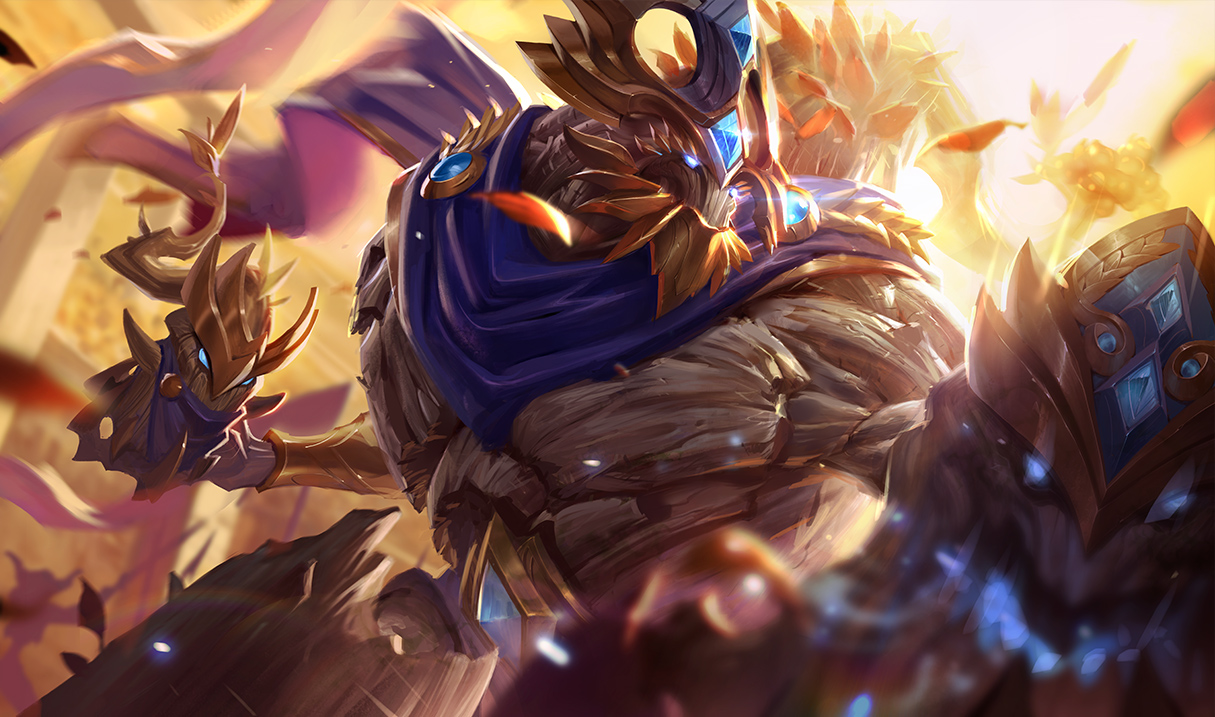 PBE 03/11 – Splash Art do Maokai Vitorioso
