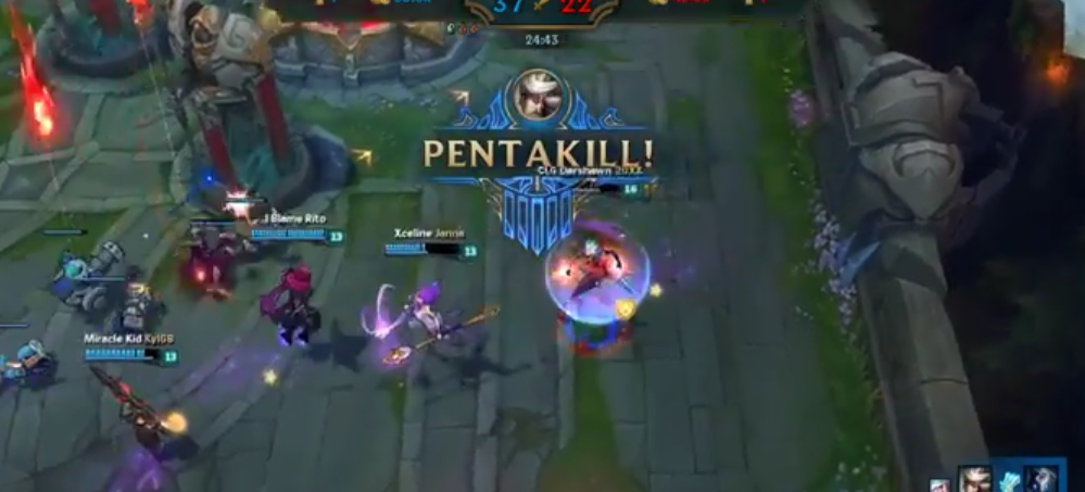 Darshan realiza pentakill de Camille na soloQ