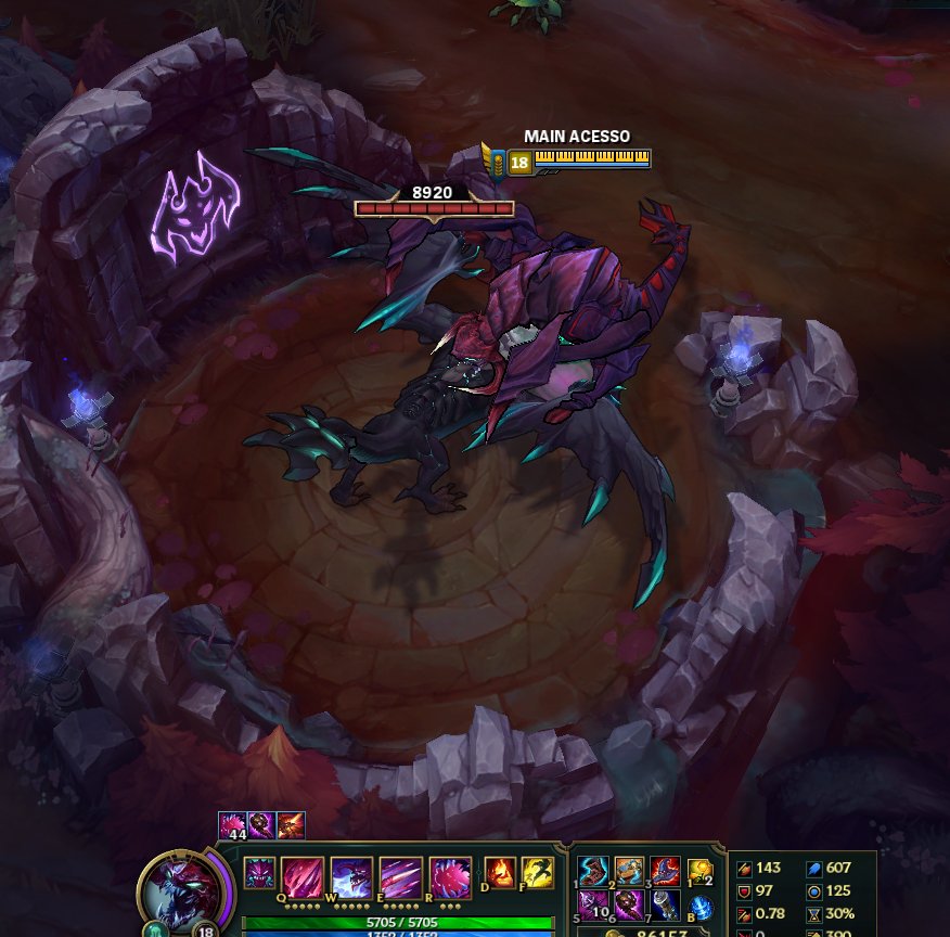 Veja – Cho’Gath com 100 stacks de seu ultimate