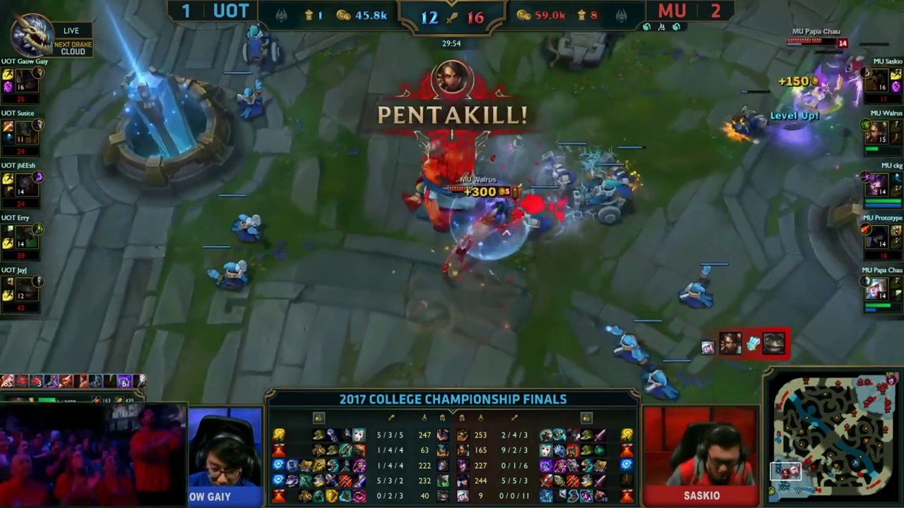 De Nidalee, jogador realiza pentakill na final universitária da América do Norte