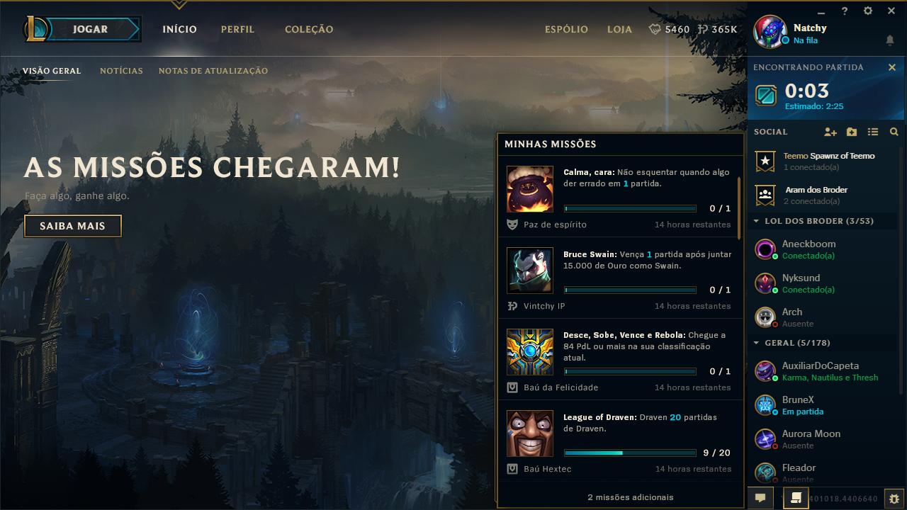 Entenda como funcionará as missões no League of Legends