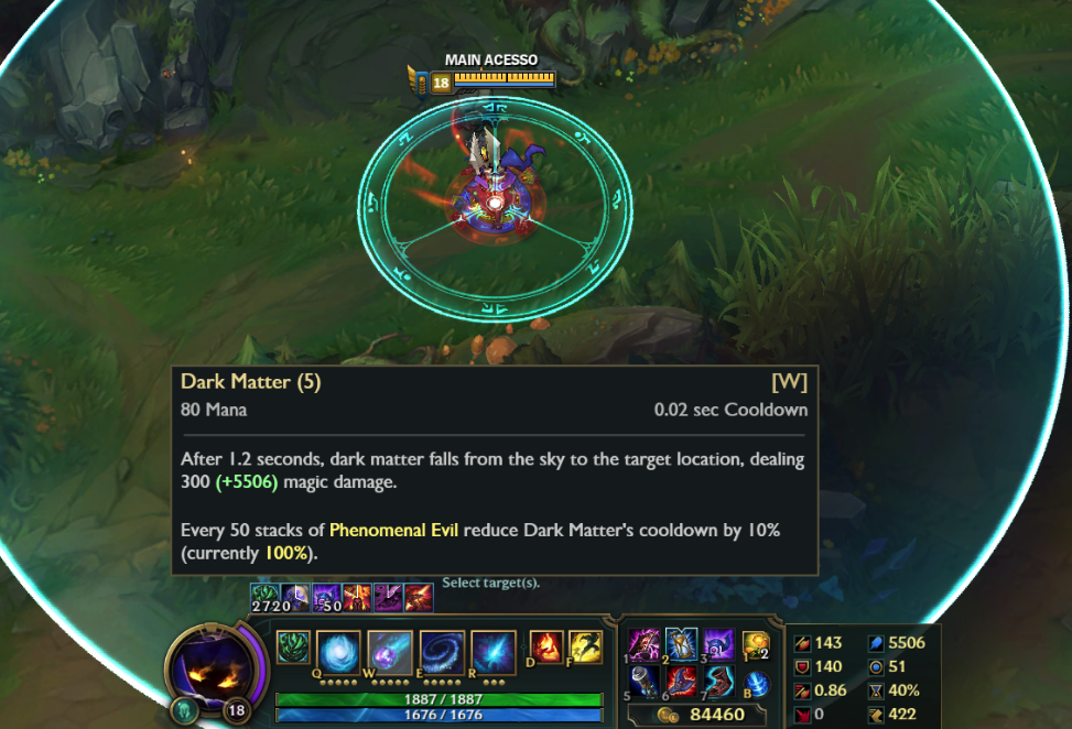 No PBE, Veigar pode ficar com 100% de CDR em seu W