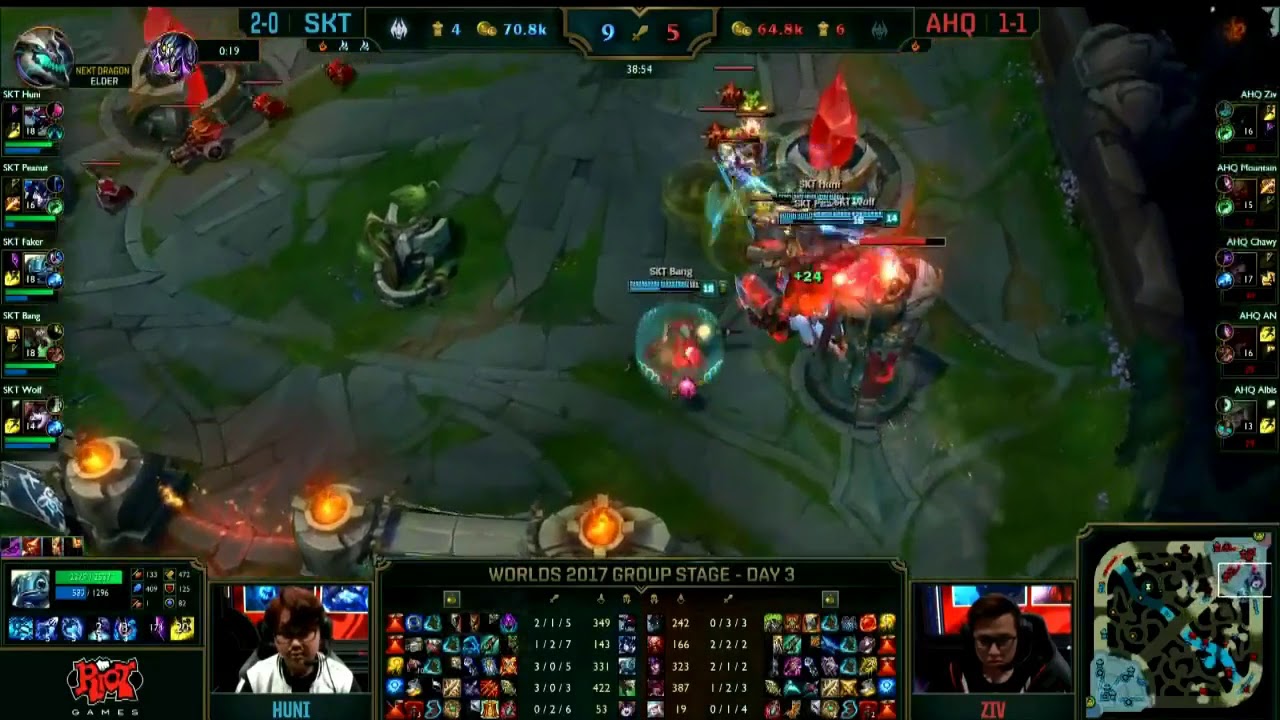 Jogada – Peanut rouba o Dragão Ancião e SKT vence luta contra ahq