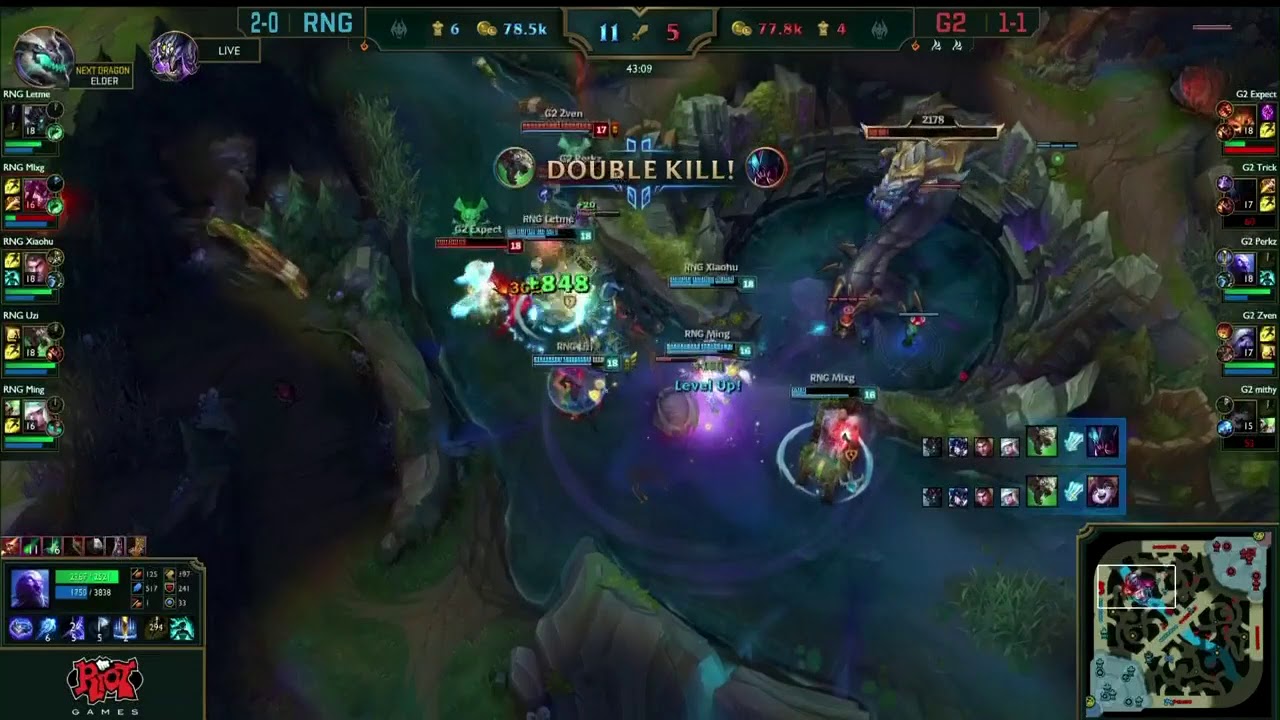 Jogada – Uzi realiza um quadrakill de Twitch em RNG vs G2