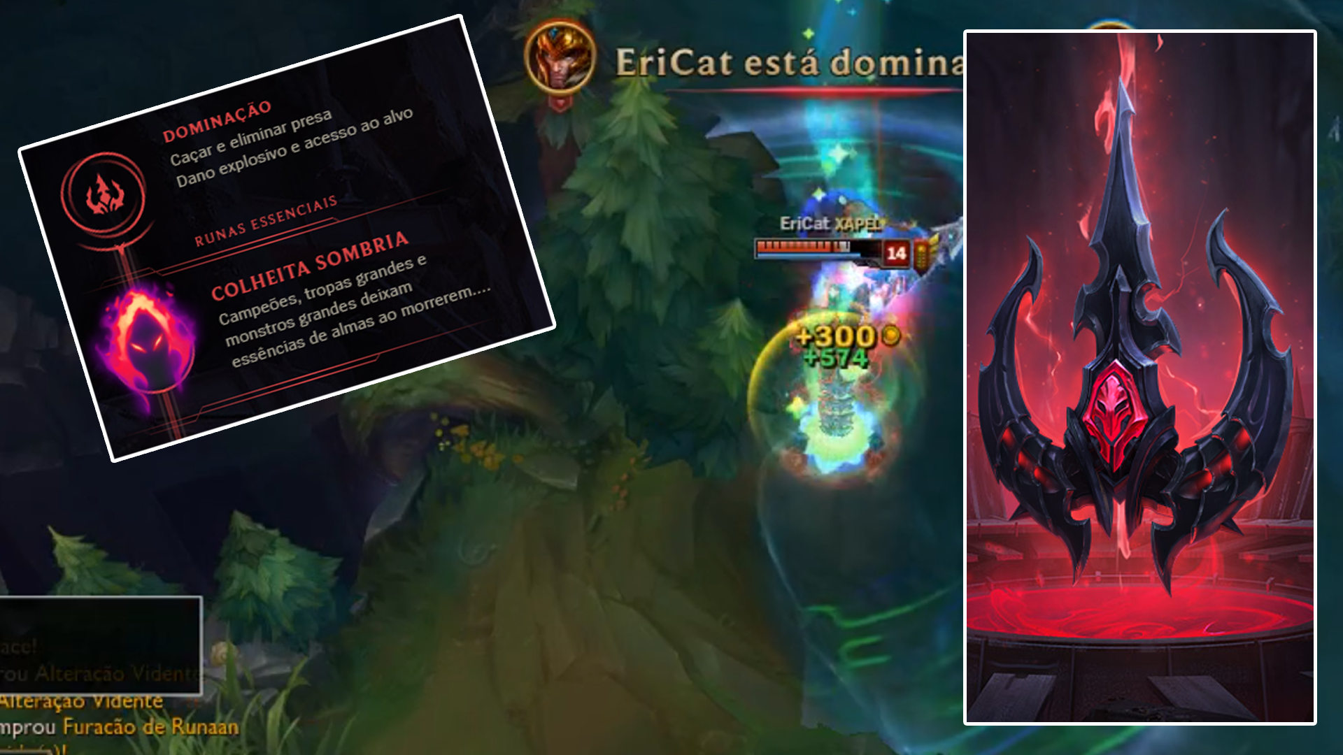 Colheita sombria está forte na selva! Entenda como a runa funciona