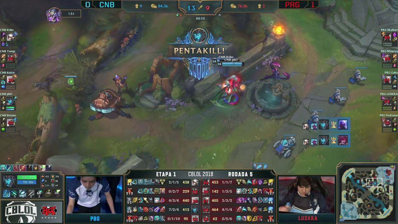 Jogada – pbO faz um Pentakill de Kalista contra a ProGaming