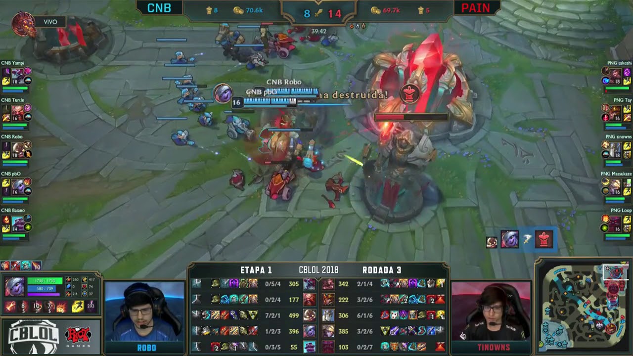 Jogada – CNB faz “backdoor” e vence o jogo contra a paiN