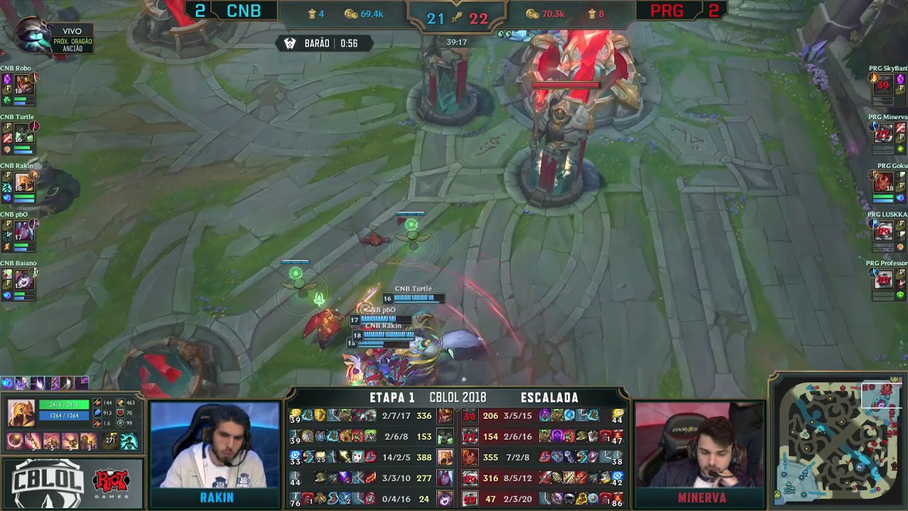 Jogada – Reveja o Pentakill de Rakin contra a ProGaming