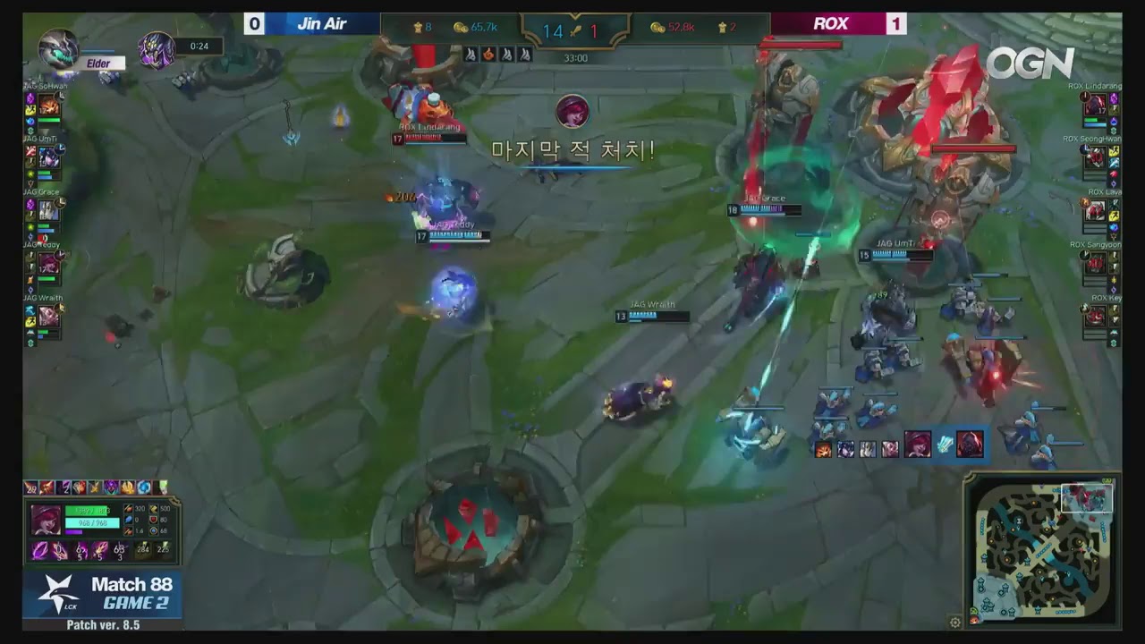 Jogada – Teddy faz pentakill na LCK em Jin Air vs ROX