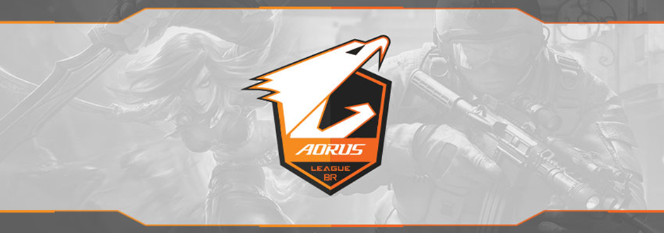 Inscrições para a classificatória da Aorus League de LOL e CS:GO estão abertas; 4500 reais de premiação para cada modalidade