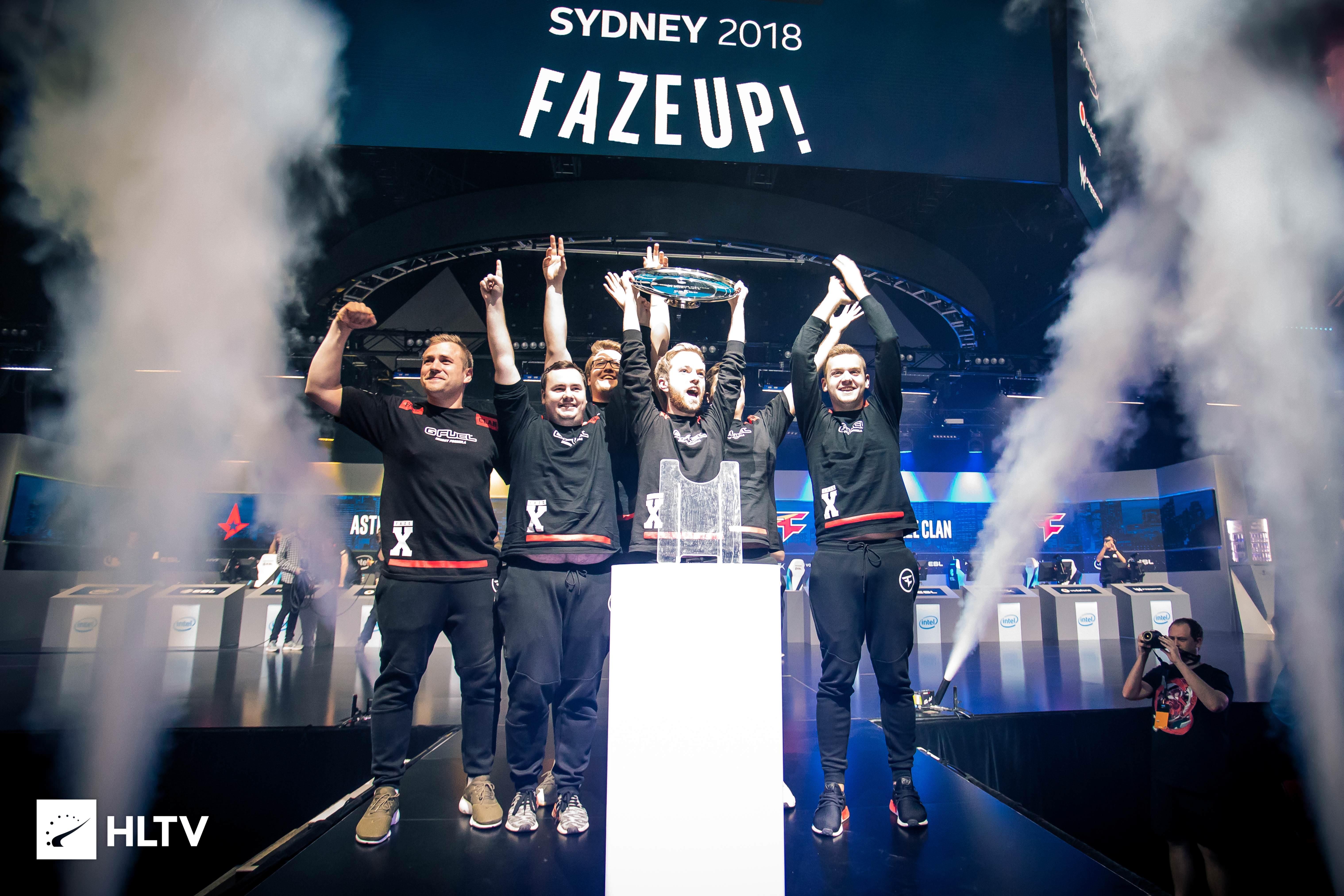FaZe Clan é a grande campeã do IEM Sydney 2018