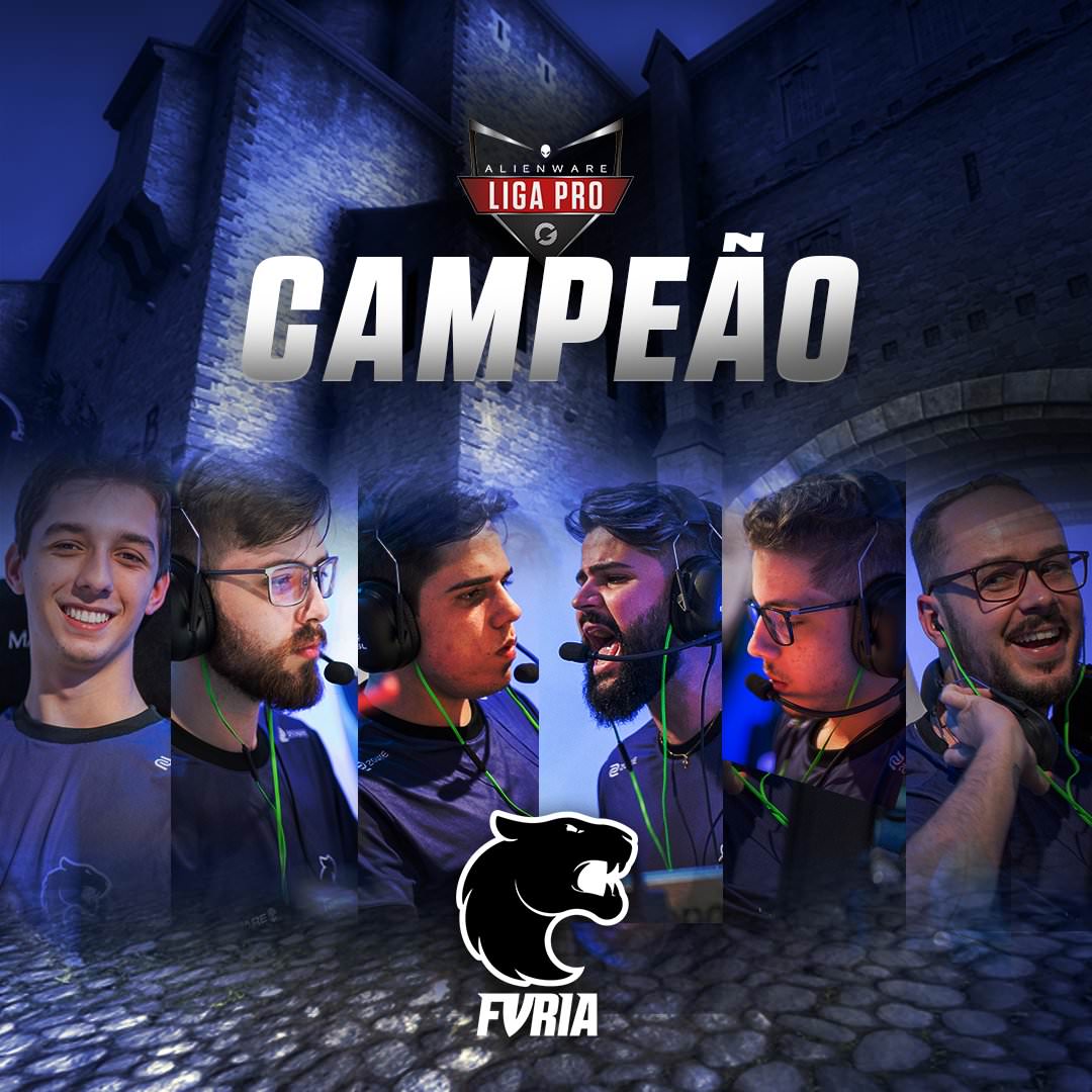 FURIA vence YeaH! e conquista o título da Alienware Liga Pro