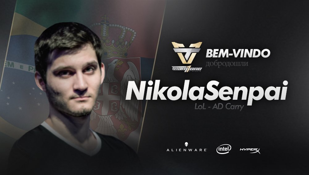 NikolaSenpai e Name são os novos reforços da Team oNe