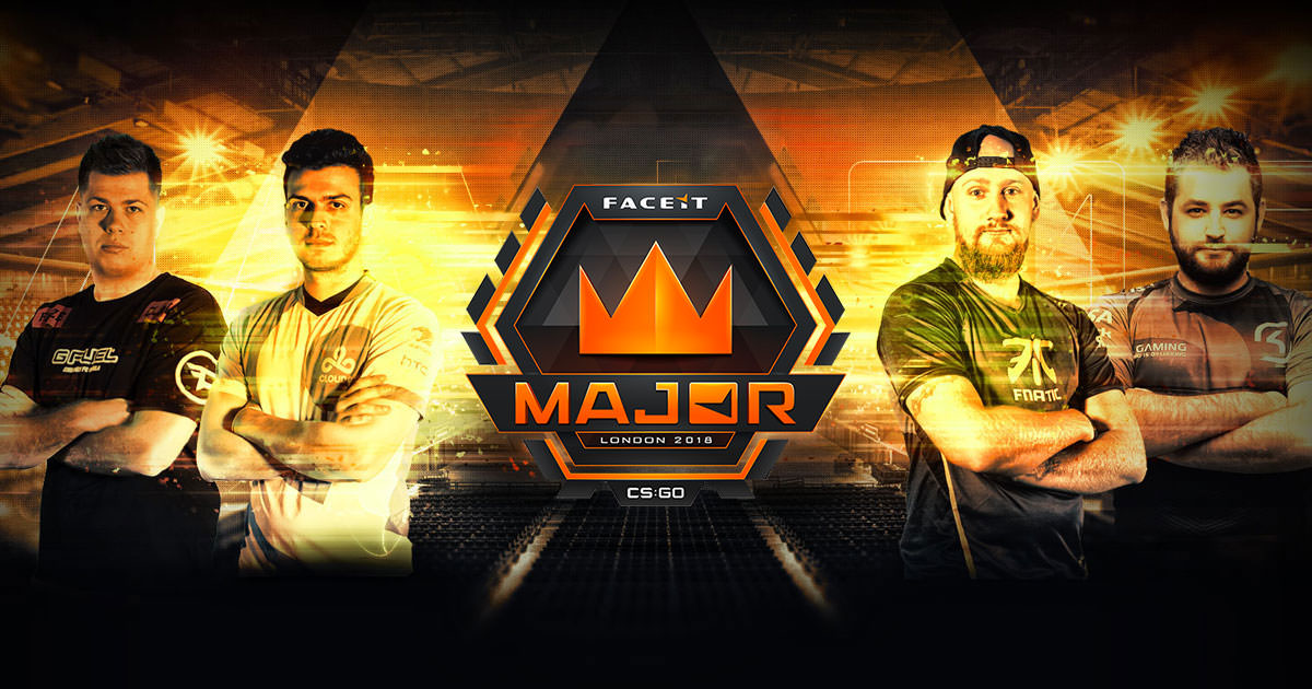 Todas as equipes do FACEIT Major 2018 de CS:GO estão definidas