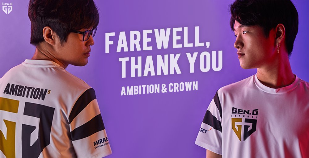 Crown e Ambition deixam a Gen.G
