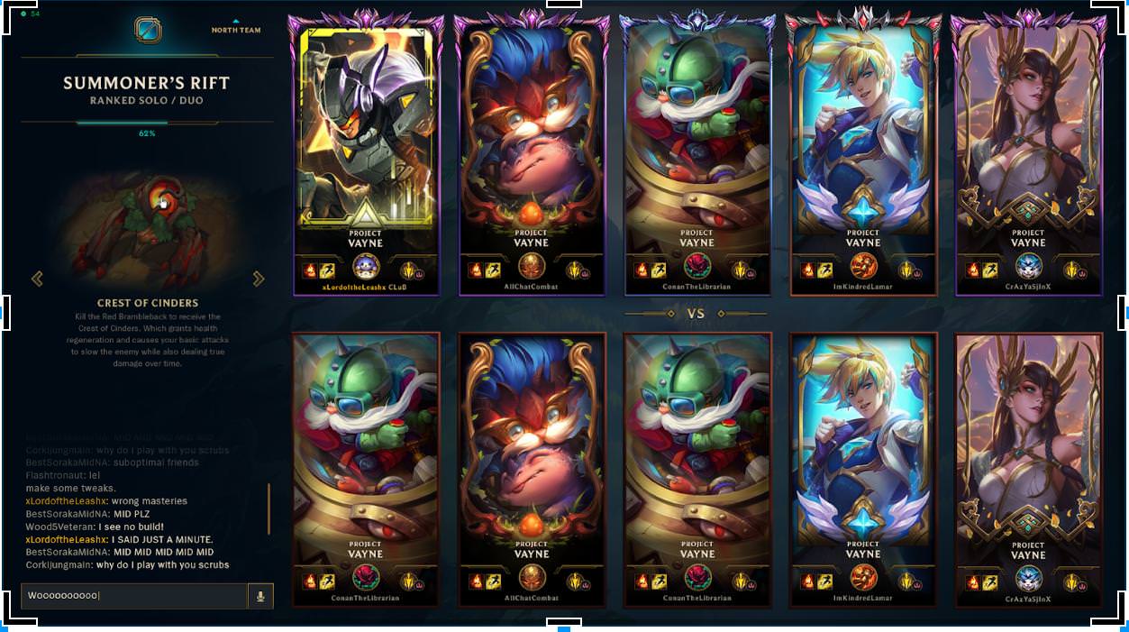 Nova tela de loading com chat chegará em breve no PBE