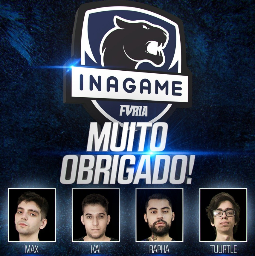FURIA Inagame dispensa sua line-up e passará por reformulação