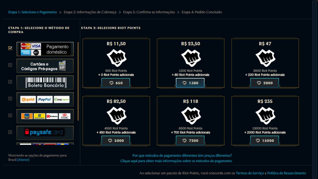 Riot anuncia aumento do preço do RP e mudanças no sistema de reembolso