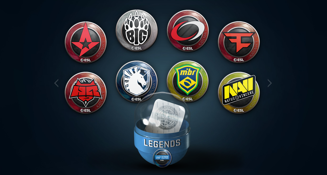 Com mudanças, Valve revela adesivos e passe da IEM Katowice