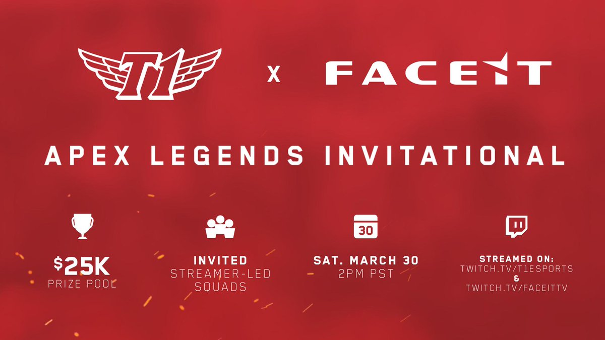 Apex Legends: T1, ex-SKT T1, se junta à FACEIT para produzir invitational