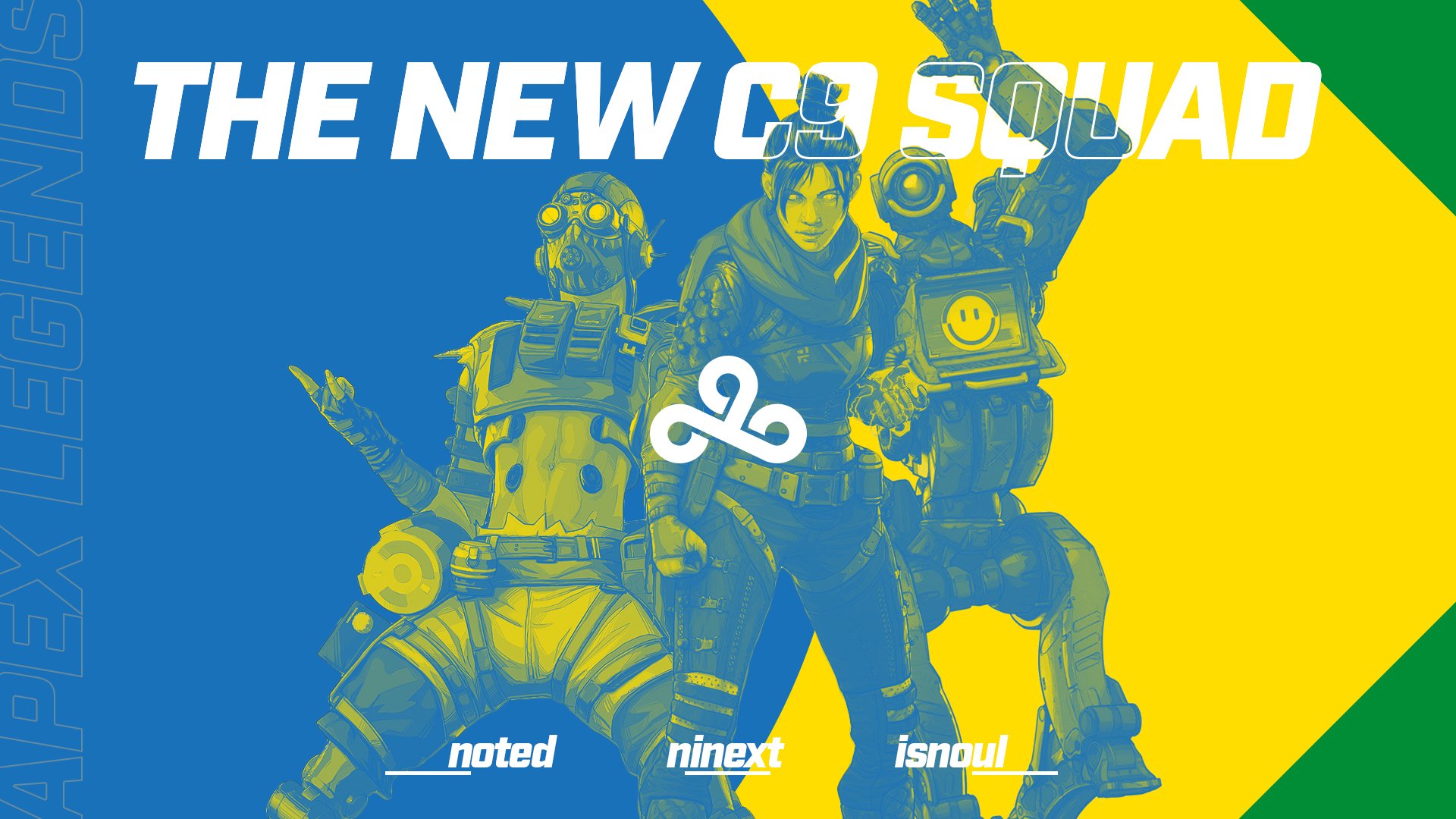 Apex Legends: Com ninexT, Isnoul e Noted, Cloud9 anuncia time brasileiro