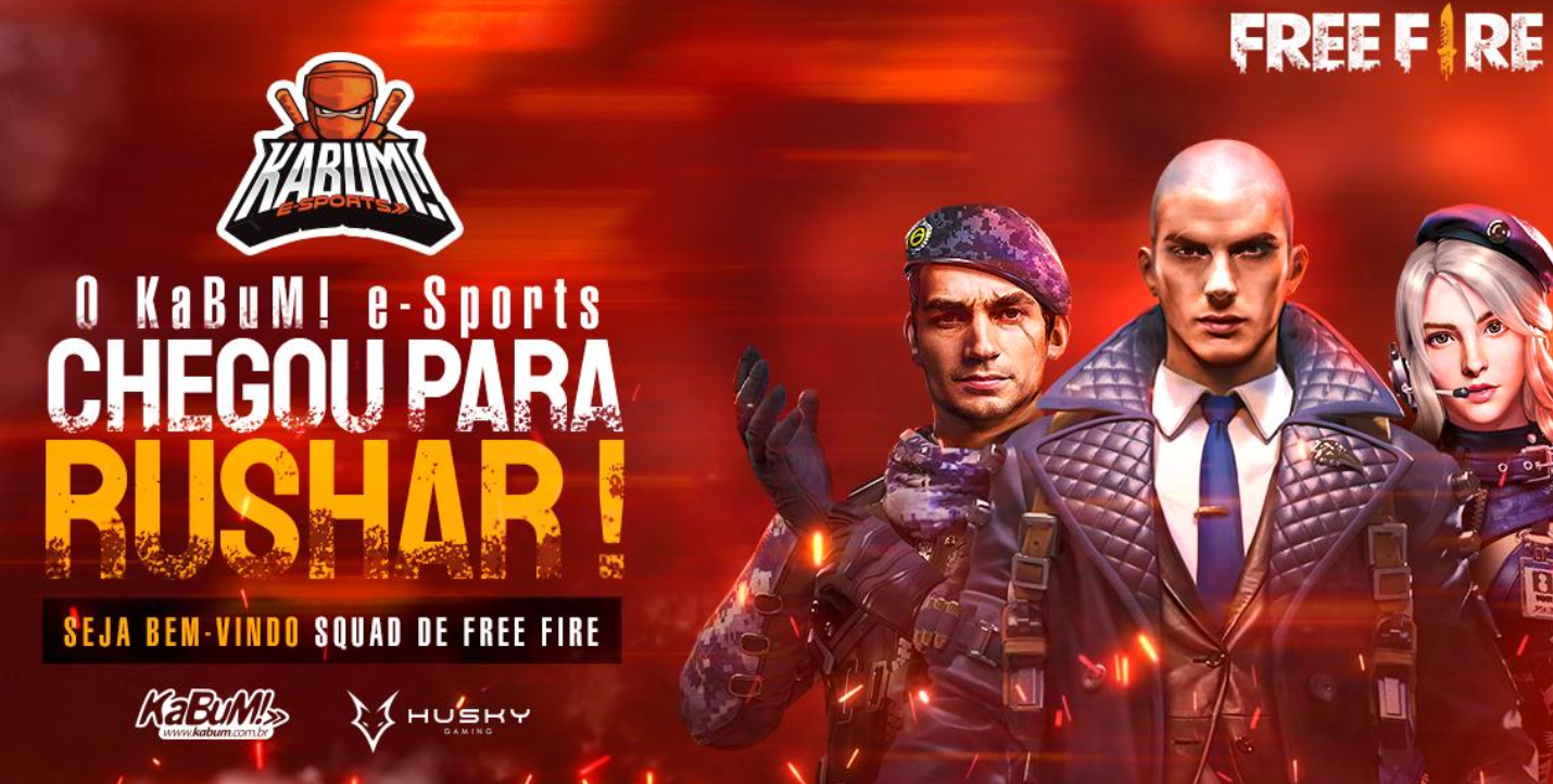 Free Fire: KaBuM anuncia entrada no competitivo com line-up da Stars