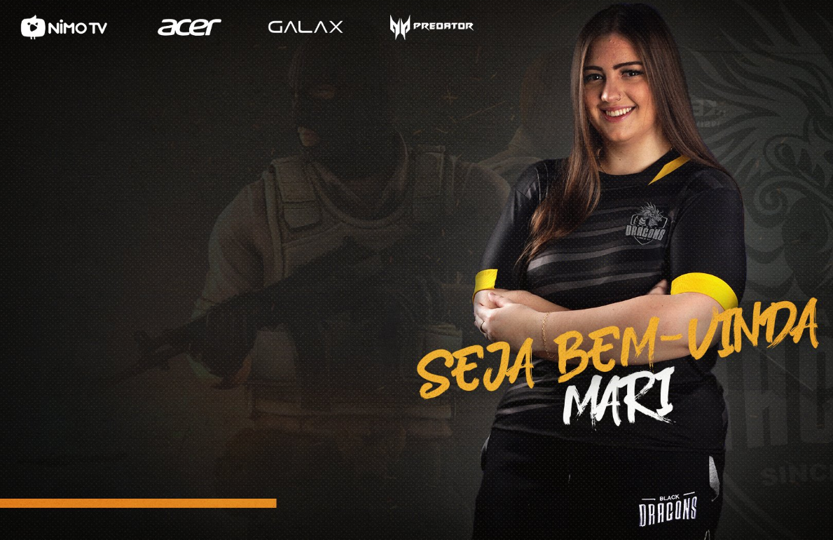 CS:GO: Black Dragons anuncia a contratação de Marii