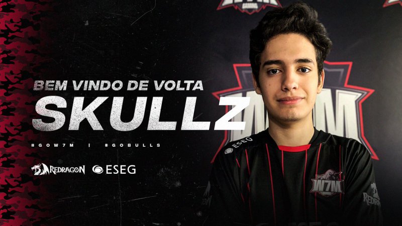 CS:GO: Skullz volta à W7M após breve período com a LG