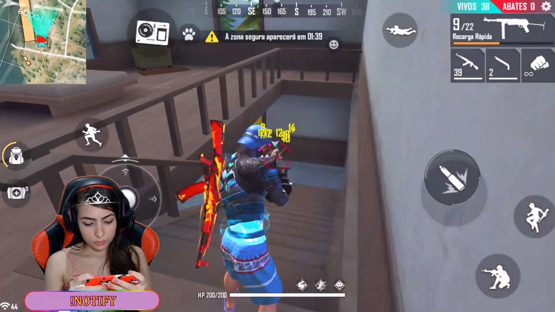 Free Fire: RED Canids anuncia Princesa como influenciadora