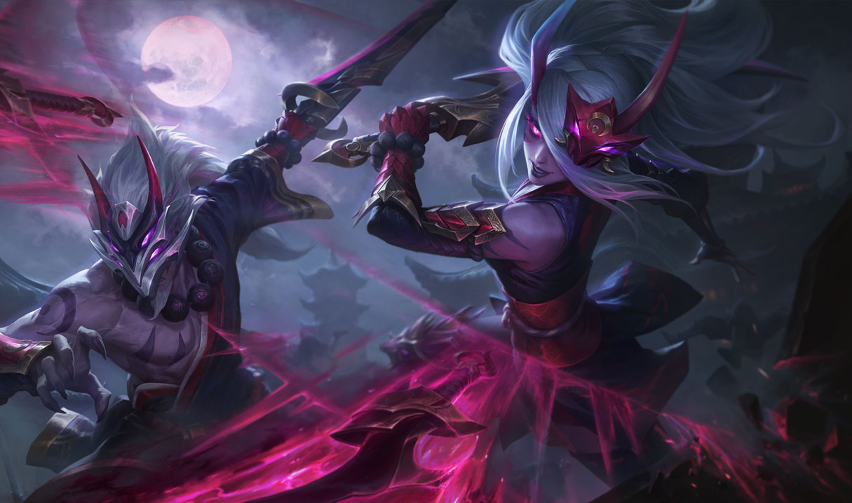 LoL: Katarina, Master Yi e Tryndamere recebem skins “Lua Sangrenta”