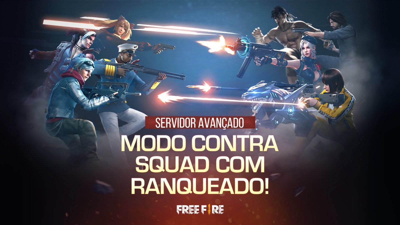 Free Fire: Novo modo “Contra Squad Ranqueado” chegando na atualização do mês de abril