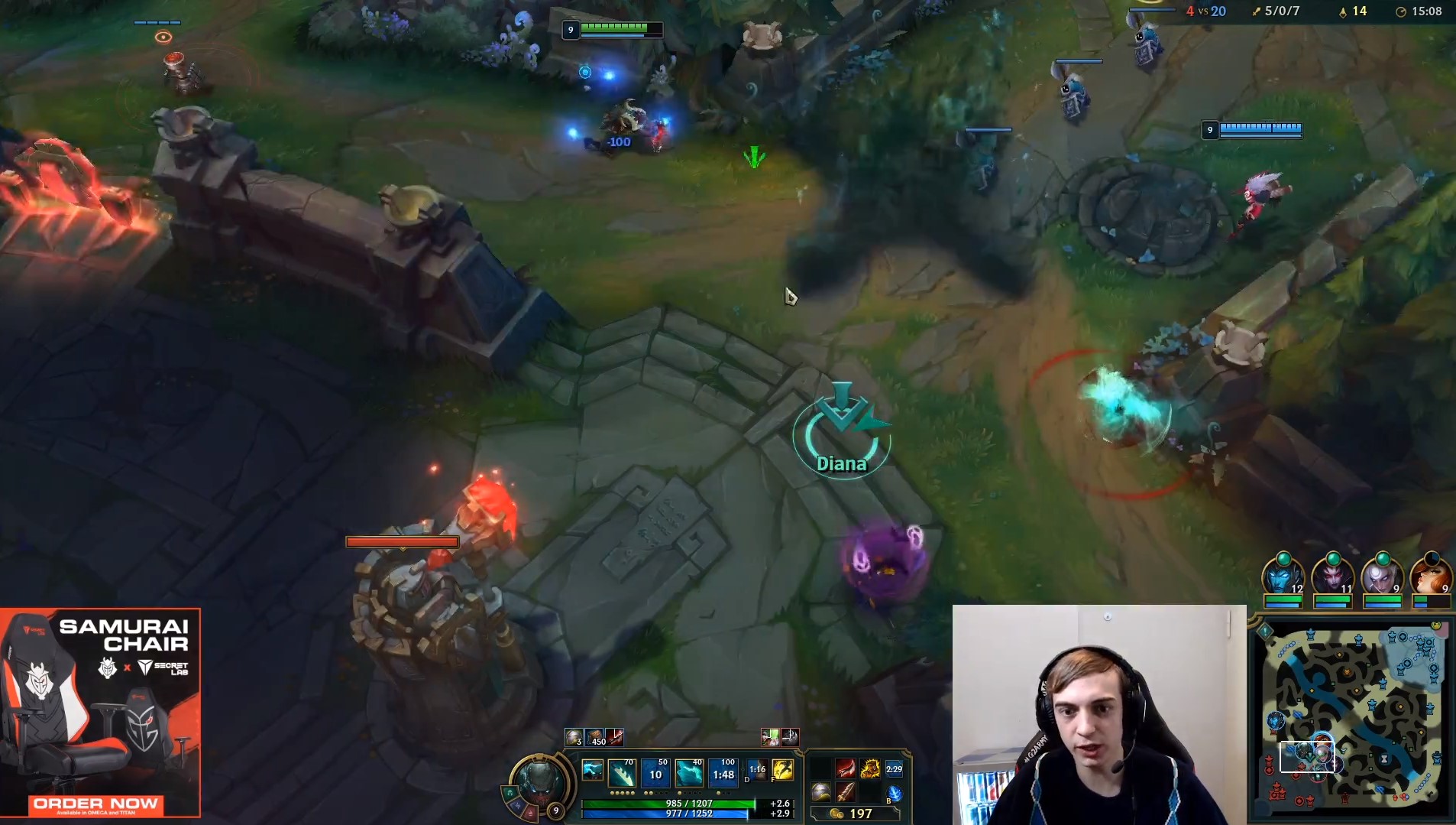 LoL: Caps “descobre” bug no ultimate do Pyke ao vivo