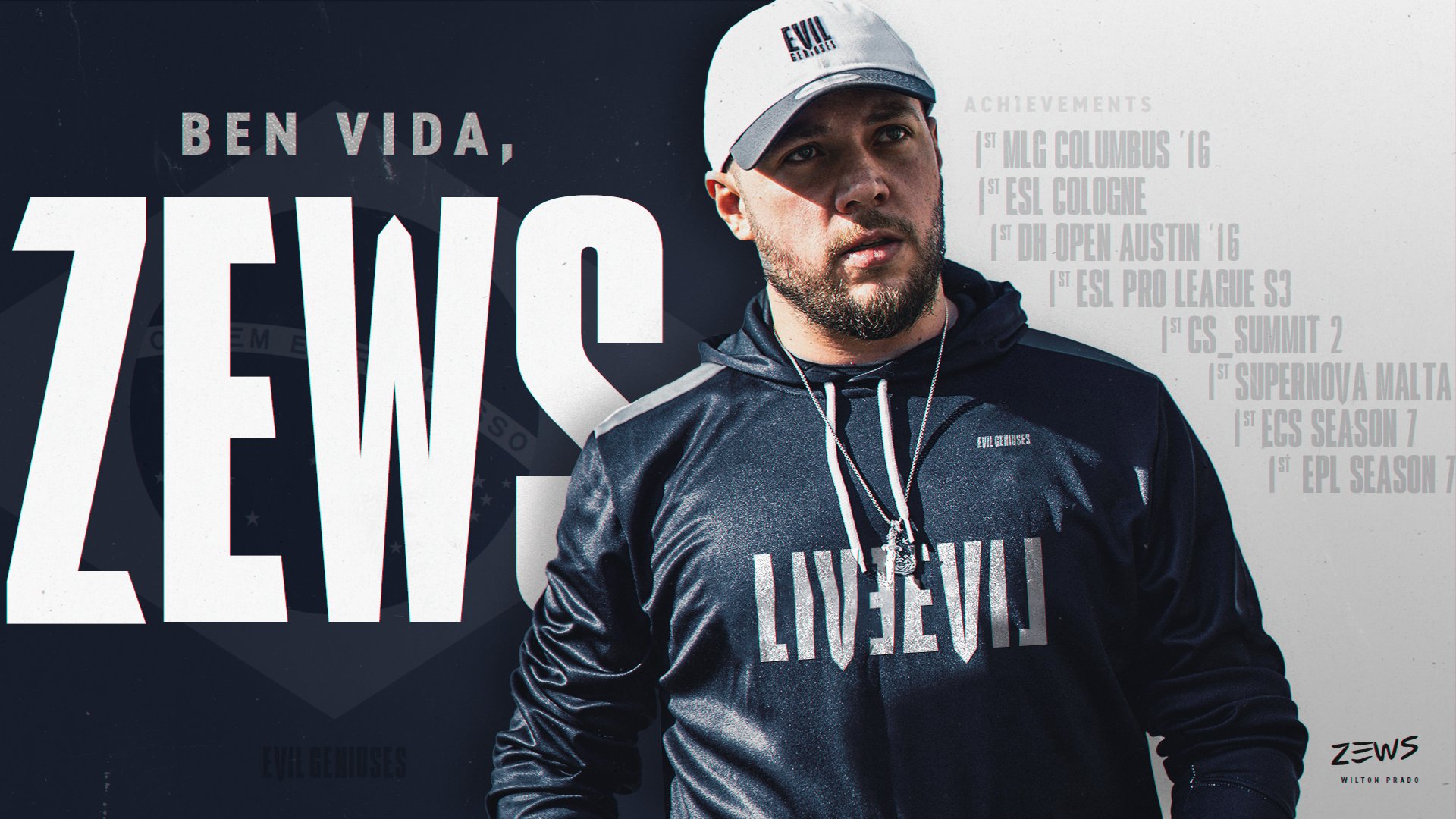 CS:GO: zews é oficializado na Evil Geniuses