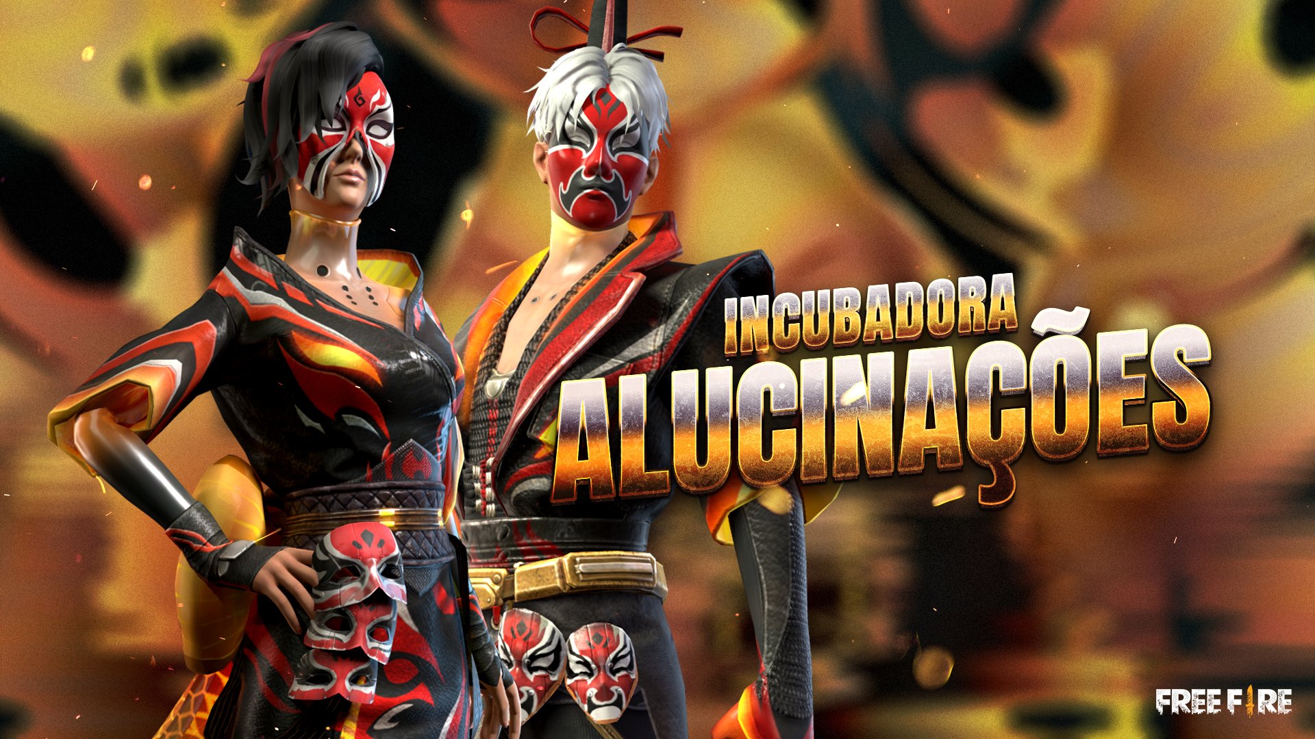 Free Fire: Incubadora Alucinações chega com 6 novas skins