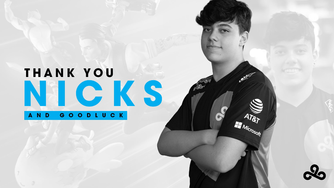 Fortnite: Cloud9 anuncia saída do brasileiro Nicks