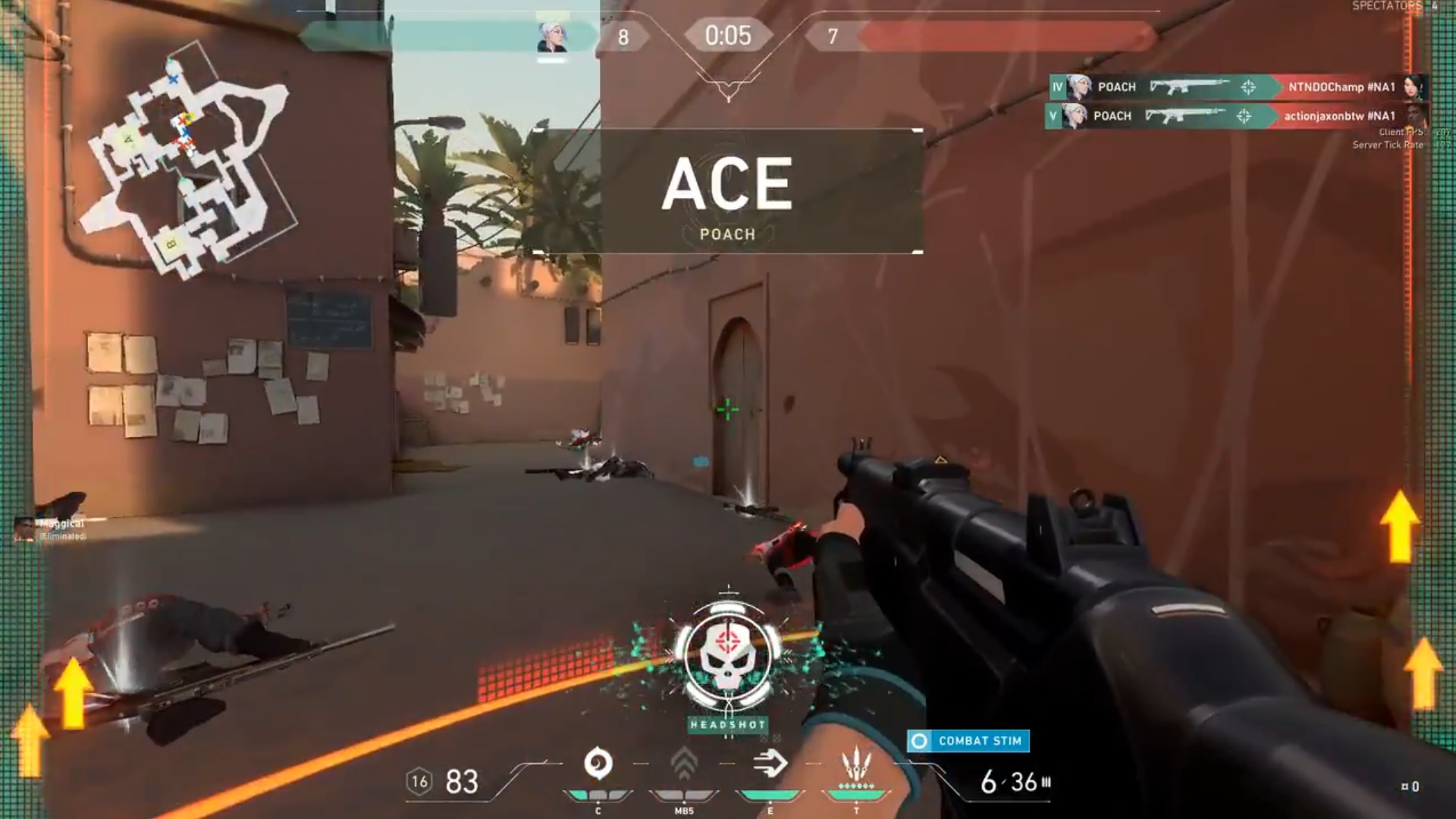 Valorant: Poach faz ace clutch incrível