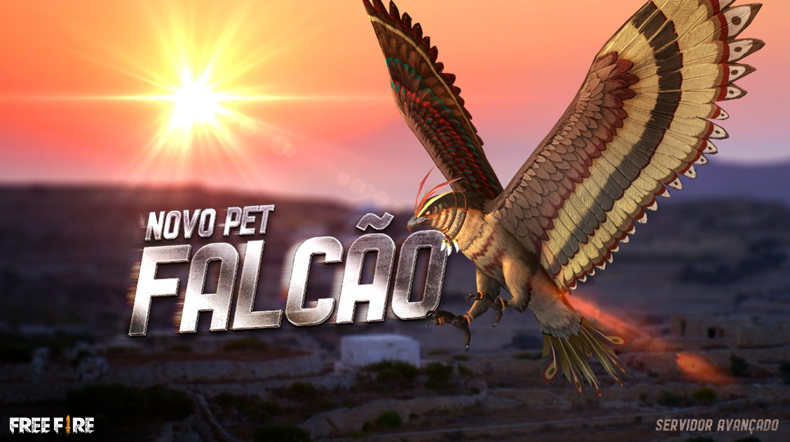 Free Fire: Garena anuncia Falcão como novo pet