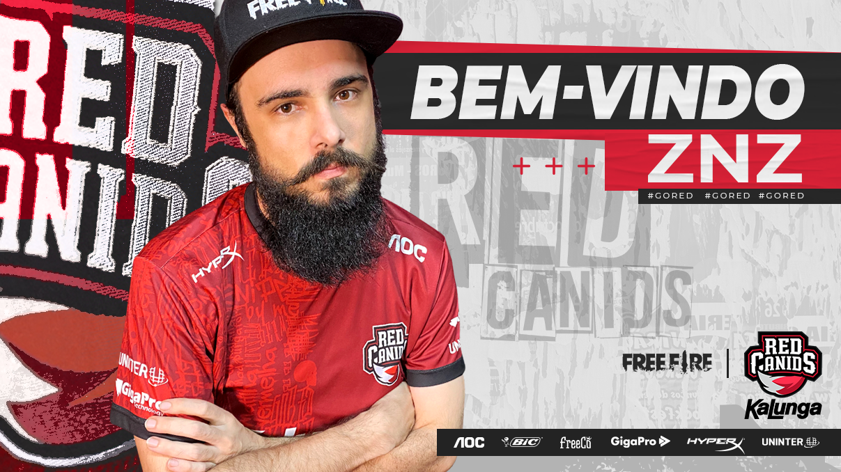 Free Fire: ZnZ é anunciado como novo coach da RED Canids Kalunga