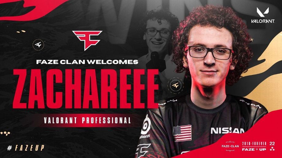ZachaREEE é o terceiro jogador de Valorant da FaZe
