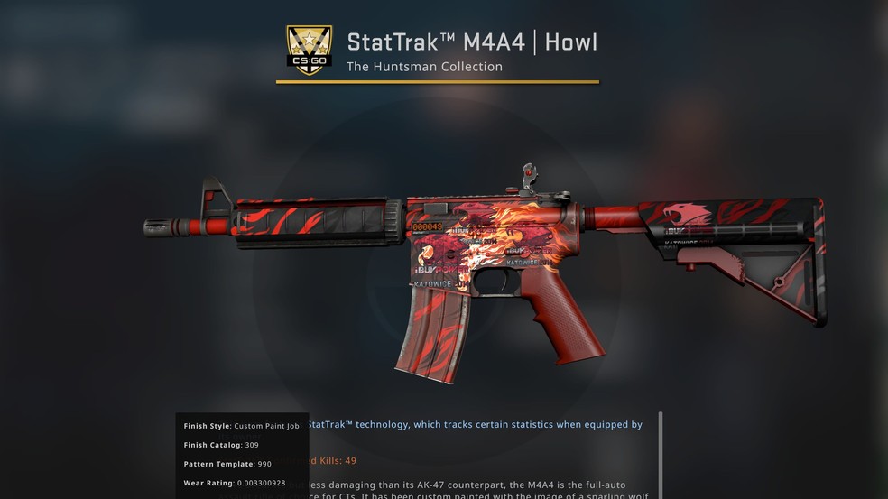 CS:GO: Skin de M4A4 é vendida por quase R$ 700 mil