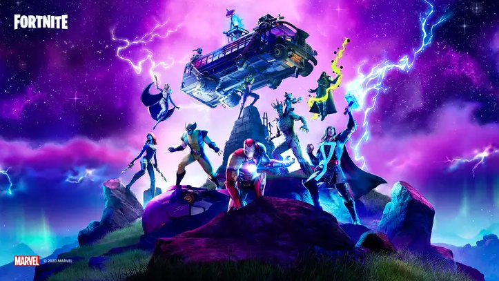 Fortnite: Temporada 4 Guerra Interdimensional é lançada com personagens da Marvel