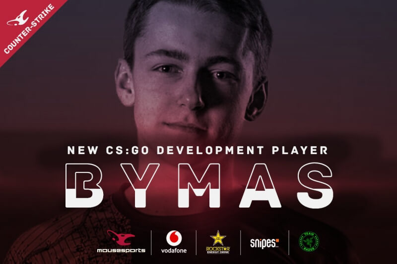 CS:GO: mousesports contrata Bymas como sexto jogador