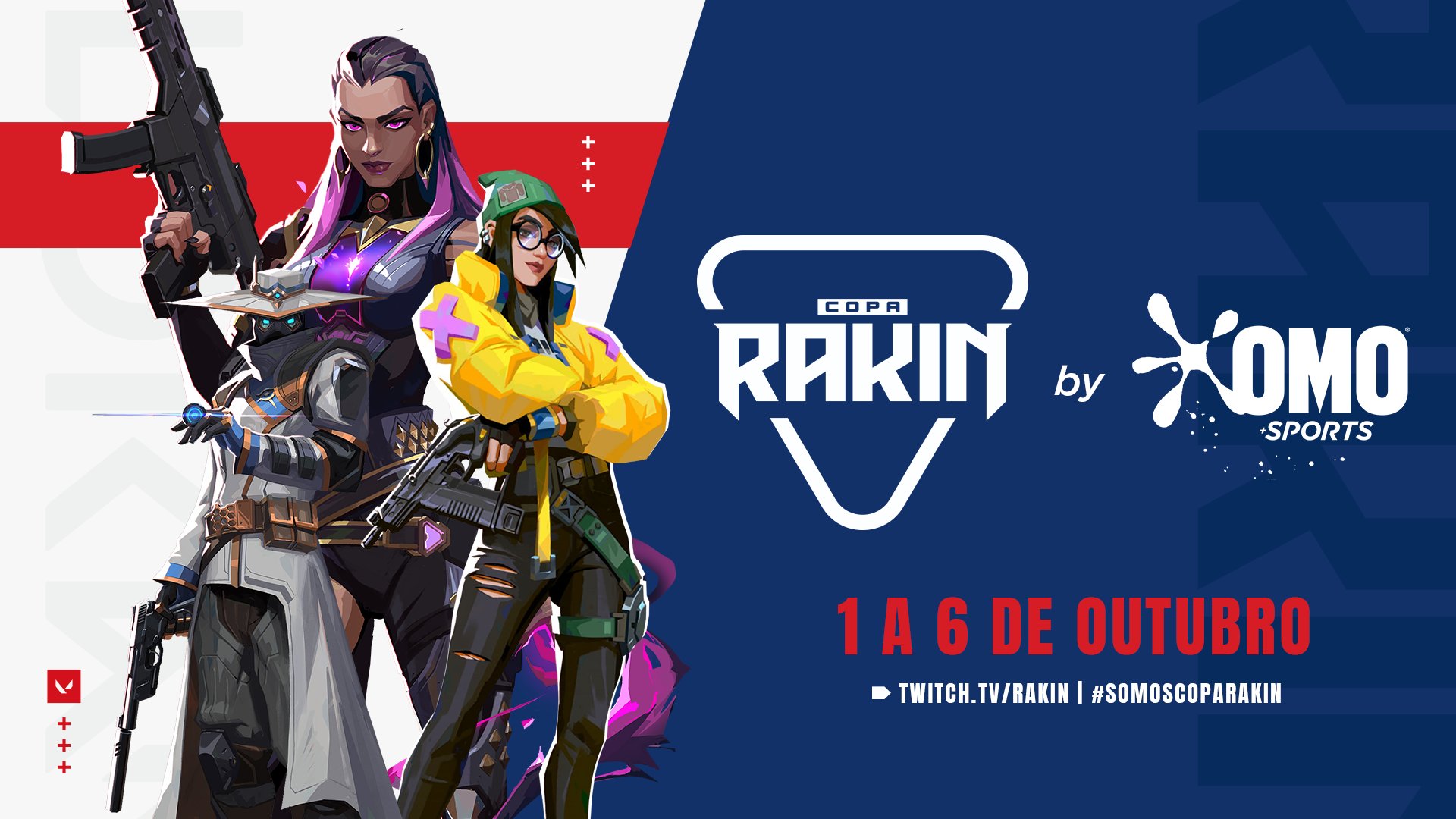 Valorant: Rakin realizará Copa Rakin by OMO Sports com premiação de R$ 20 mil