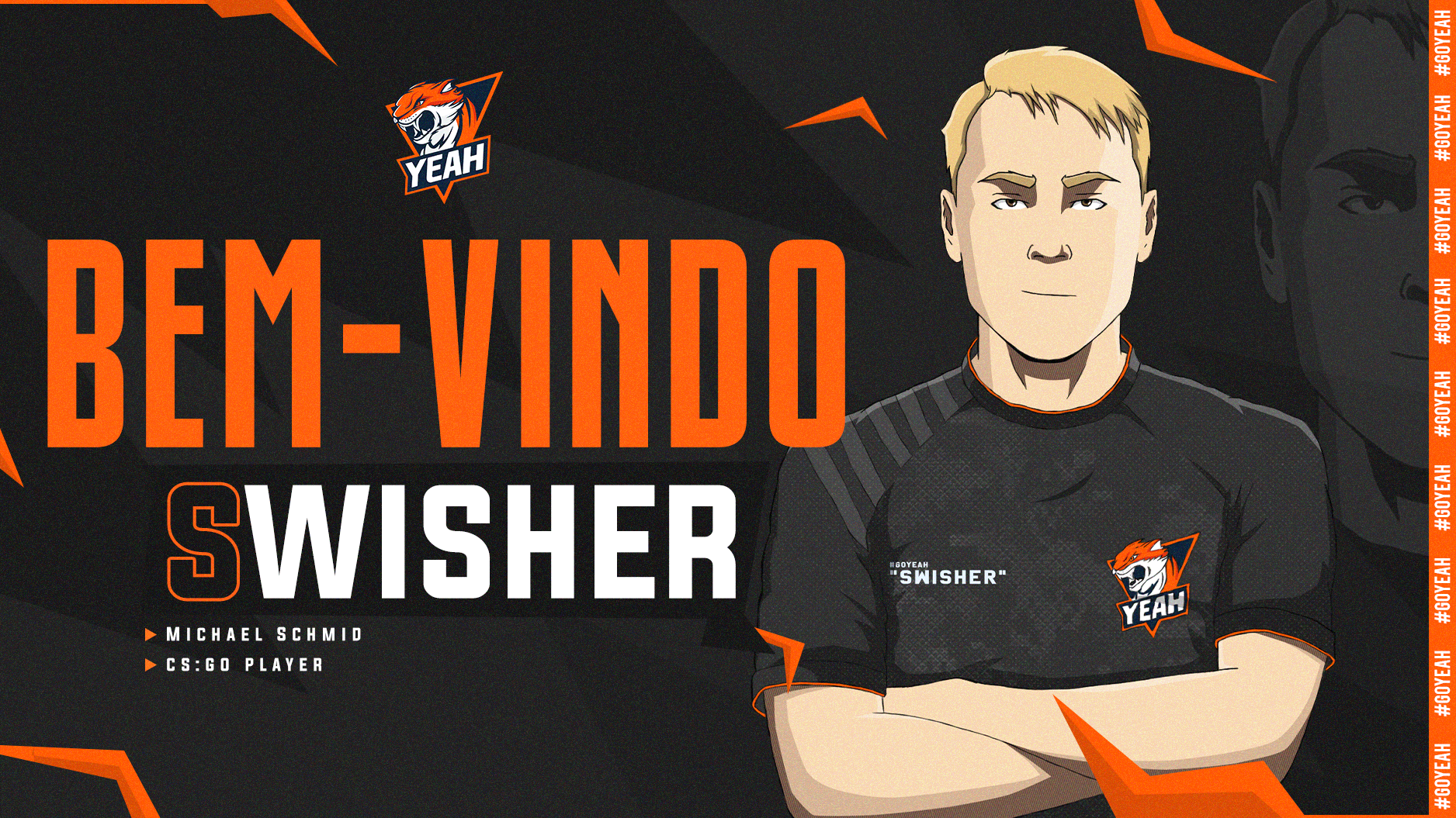 CS:GO: Yeah contrata o americano Swisher
